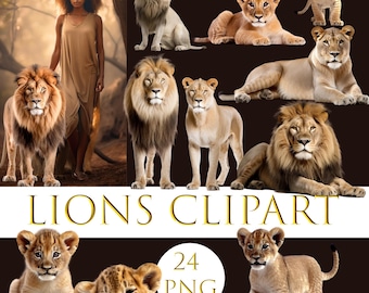 Lions clipart, Lions overlays, Cute animal png, Lions png, Baby lion, Forest animal overlays, Lion digital overlay, Animal digital  overlays