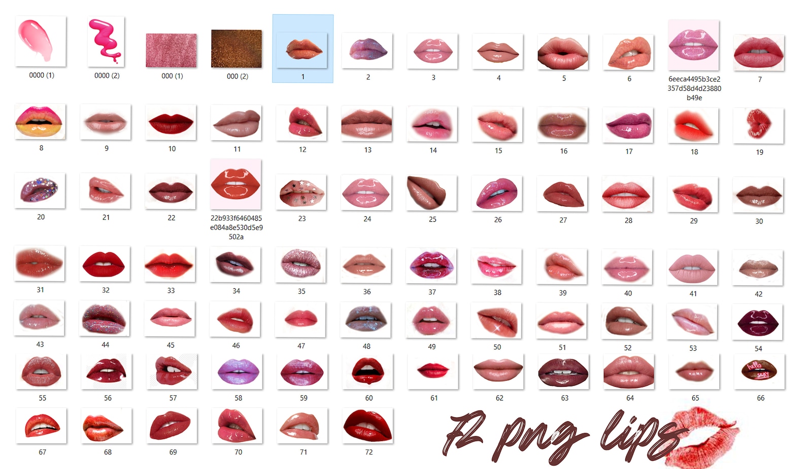 72 Lip Gloss Png Lip Glass Makeup Etsy
