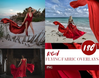 Red flying fabric overlays, Flying cloth, silk waving flying satin png , flowing cloth overlays, Waving dress overlay, red flying silk png