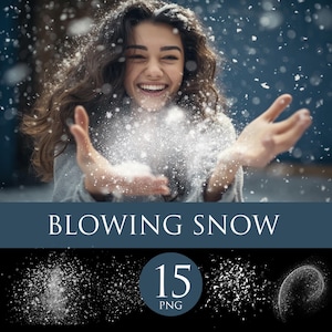 Nieve soplando, Nieve mágica PNG, Superposiciones PNG mágicas para Photoshop, NIEVE mágica, Superposición de fotos de nieve soplando, Superposiciones navideñas de invierno