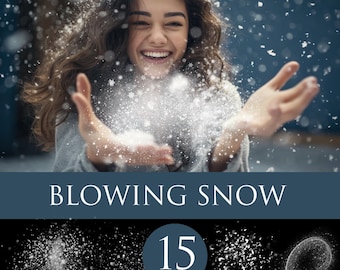 Blowing snow, Snow magic png, Magic PNG Overlays for Photoshop, Magical SNOW,  Blowing Snow photo Overlay, Christmas holiday winter overlays
