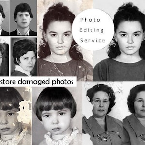 Restore damaged photos, Old Photo Restoration, Photo Repair, Photo Editing Service,Photo Restore,Image Restoration Service,Repair Old Photos