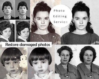 Restore damaged photos, Old Photo Restoration, Photo Repair, Photo Editing Service,Photo Restore,Image Restoration Service,Repair Old Photos