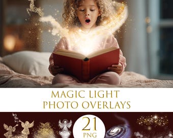Nakładka ze zdjęciem Magic Light, świecąca książka świąteczna, lampki do prezentów, nakładka ze światłem książki, magiczny efekt świetlny