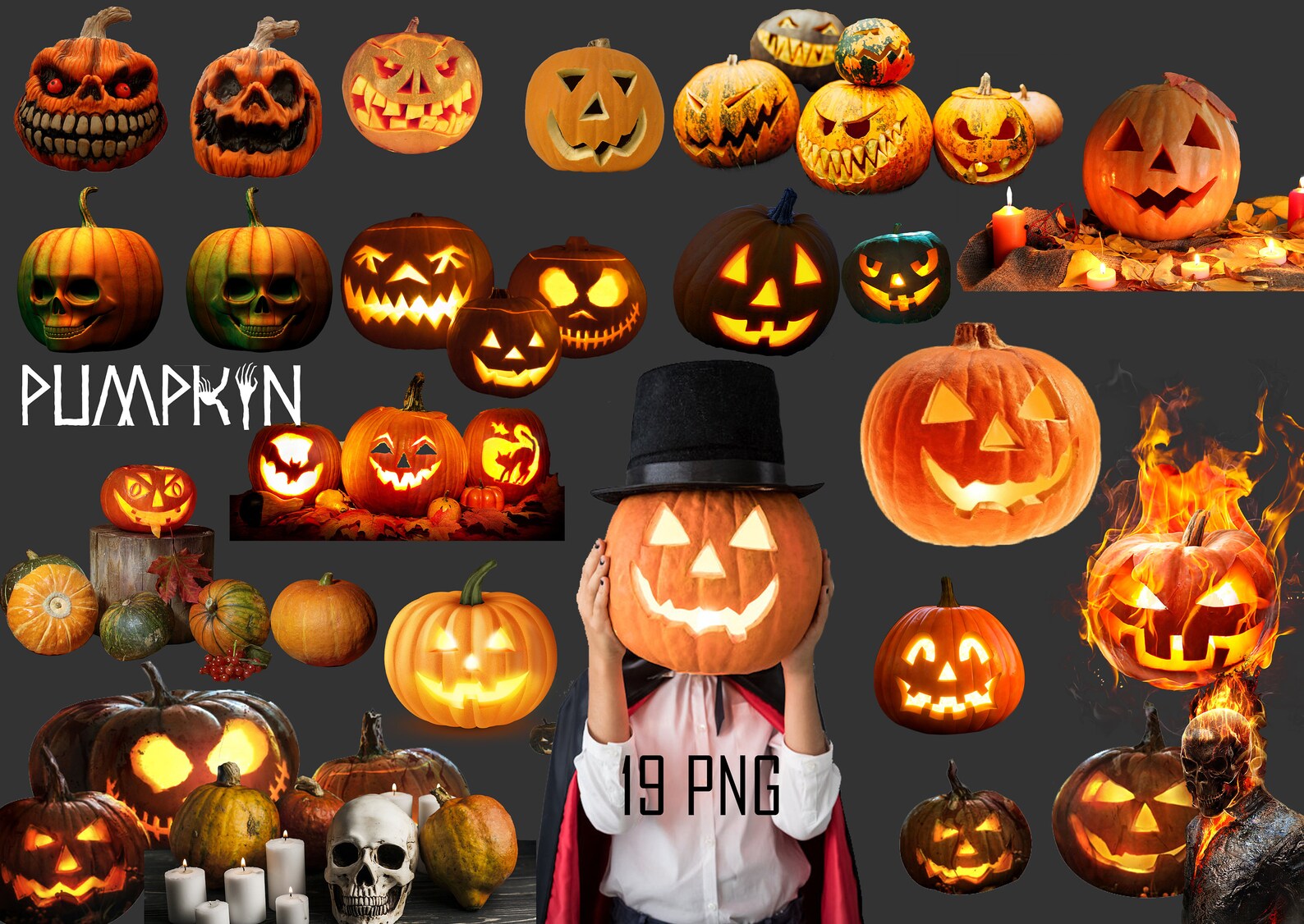 201 Halloween Overlays Hallowen Photo Overlay Pumpkin PNG Etsy UK