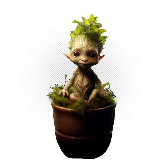 Mandrake Clipart, Mandragora Png, Baby Mandrakes Overlays, Magic