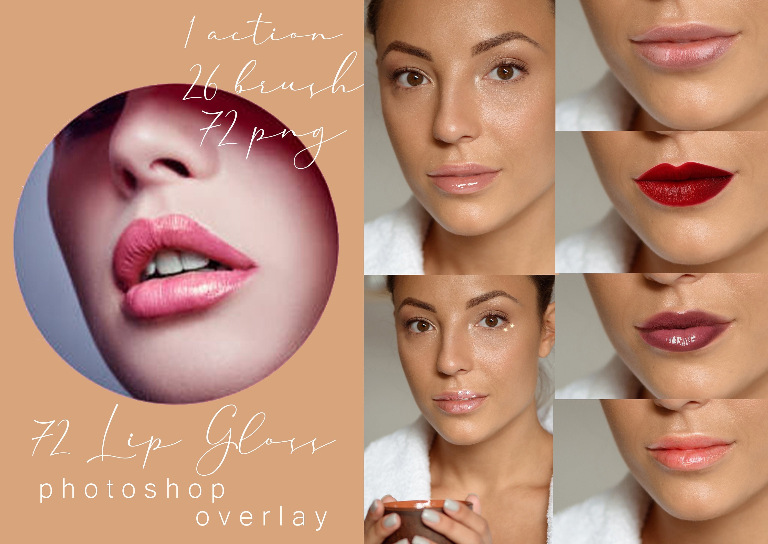 72 Lip Gloss Png Lip Glass Makeup Etsy