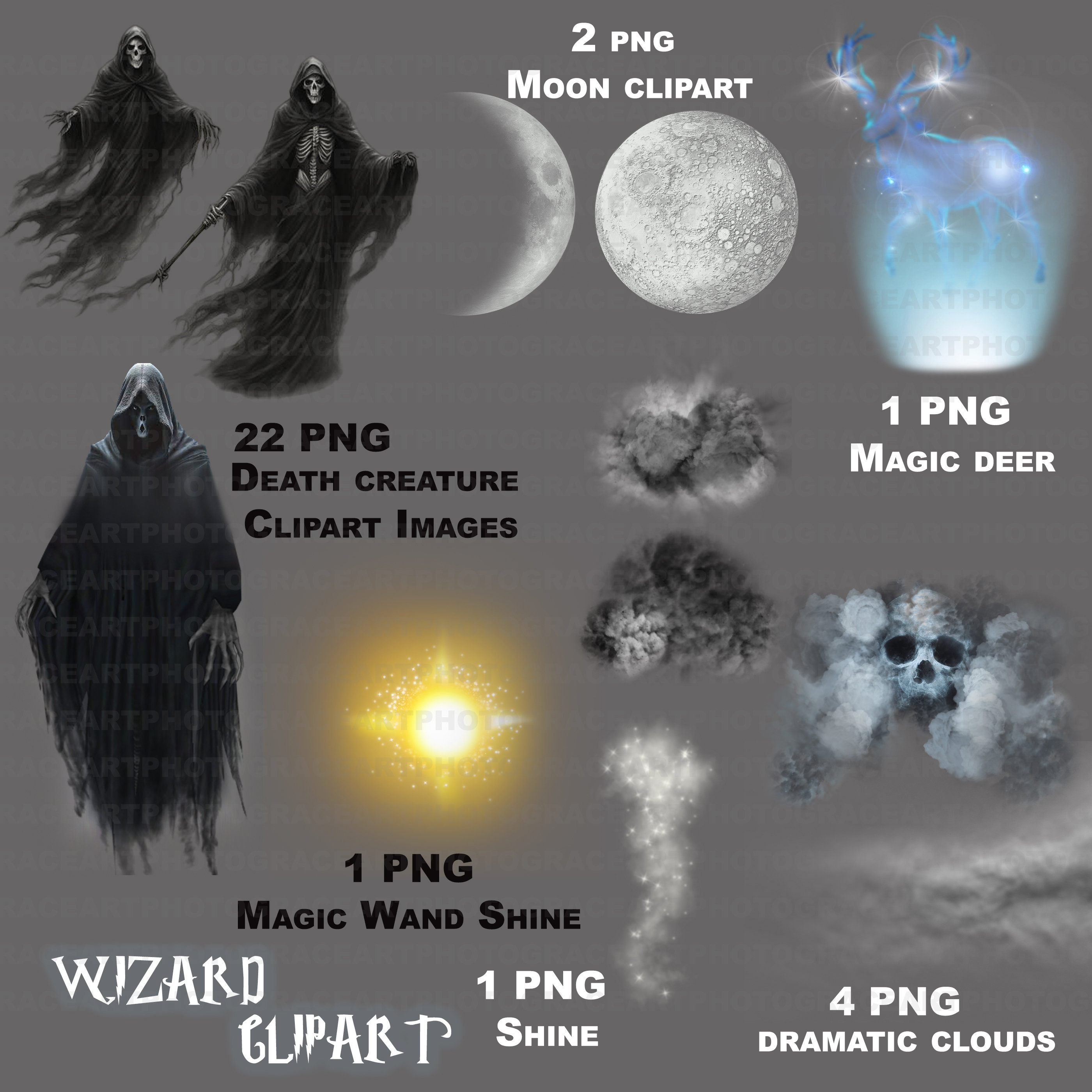 Death Creature Clipart , Spooky Clipart, Souls Png, Ghost Overlay ...