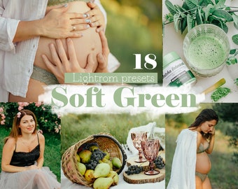 18 Soft green Lightroom Presets for Instagram, Bright green Lightroom Preset, Summer Landscape presets, Best outdoor bright nature presets
