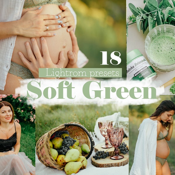 18 Soft green Lightroom Presets for Instagram, Bright green Lightroom Preset, Summer Landscape presets, Best outdoor bright nature presets