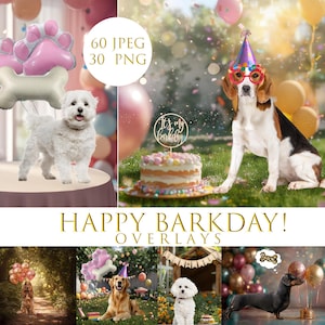 Happy Barkday, It ia time to pawty, cadeaus voor huisdieren, hond verjaardag, vakantie huisdieren overlay, huisdier verjaardag, huisdier feest foto, huisdier achtergronden