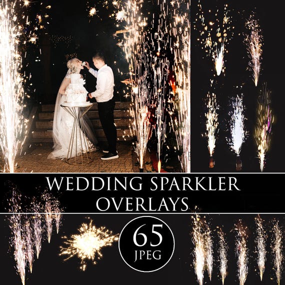 65 Wedding sparkler overlays & Photoshop overlay, Fairy light photo overlay Christmas overlays, Freezelight Effect, Firework Sparklers light