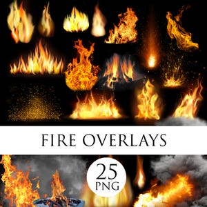 Bonfire Photo Overlays, Bonfire clipart png, Bonfire png, Fire overlay, Photoshop Overlay, Campfire, Digital Fire, Light overlay,Sparkle png