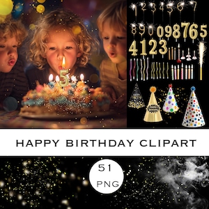 Gelukkige verjaardag PNG, gelukkige verjaardag-overlays, overlay sterretje, glitter-overlays, verjaardagskaars foto-overlays, verjaardag clipart, glans png