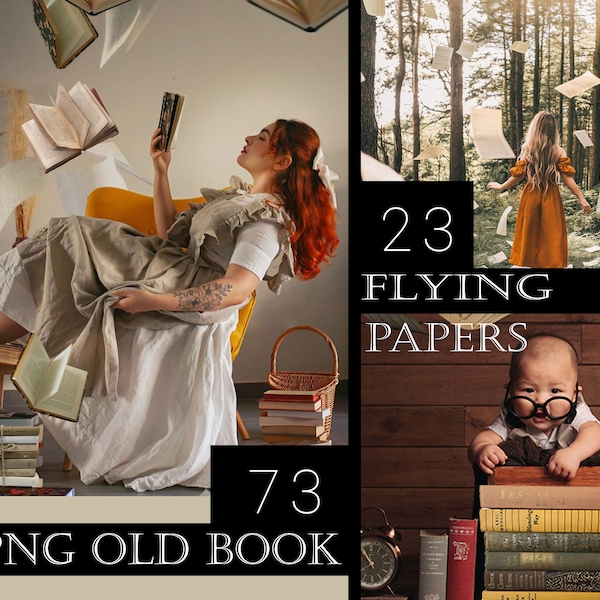 Book overlays, Flying paper, Book png, Papers Overlays, Vintage books, Flying Books, Photoshop Overlays, Magic book, Book, Old books png