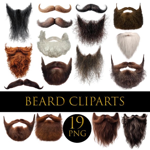 Beard clipart, beard overlay, Men Hairstyle, Beard png bundle, Beard editing,Hipster, Mustache png, beard styles, Hairstyle men clipart, png