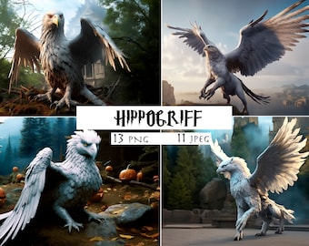 Hippogriff png, Magischer Hintergrund, Fabelwesen, magisches Tier, Fantasy Foto, magisches Foto, Hippogriff Wizard World Beast