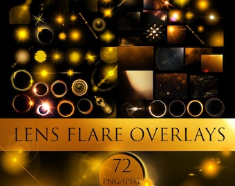 Sunlight Photo Overlays: Lens Flare, Light Effects, Natural Light Photo Overlays – Sun Flare & Sun Rays, Sunshine Photoshop Overlays