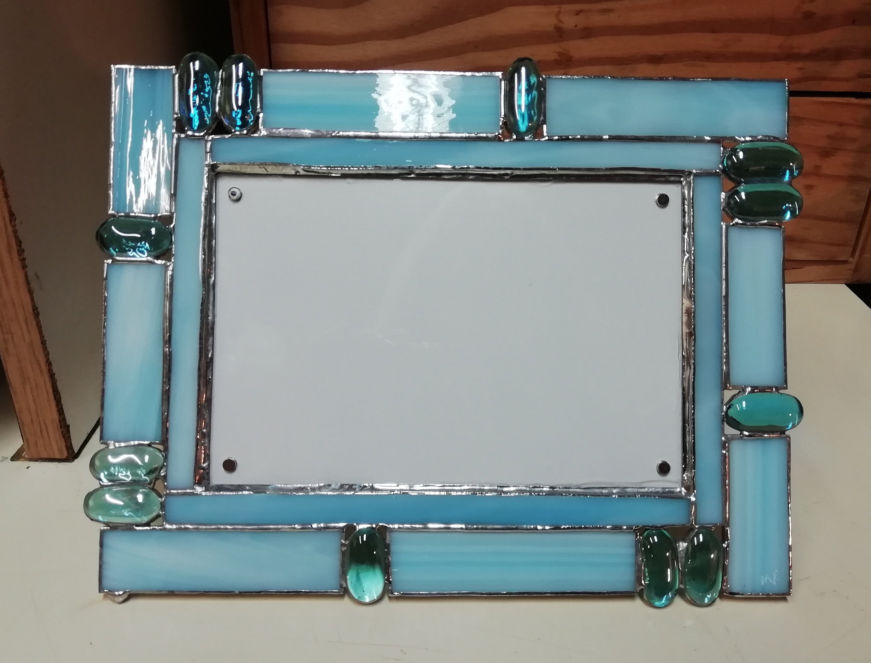 Blue Photo Frame Etsy