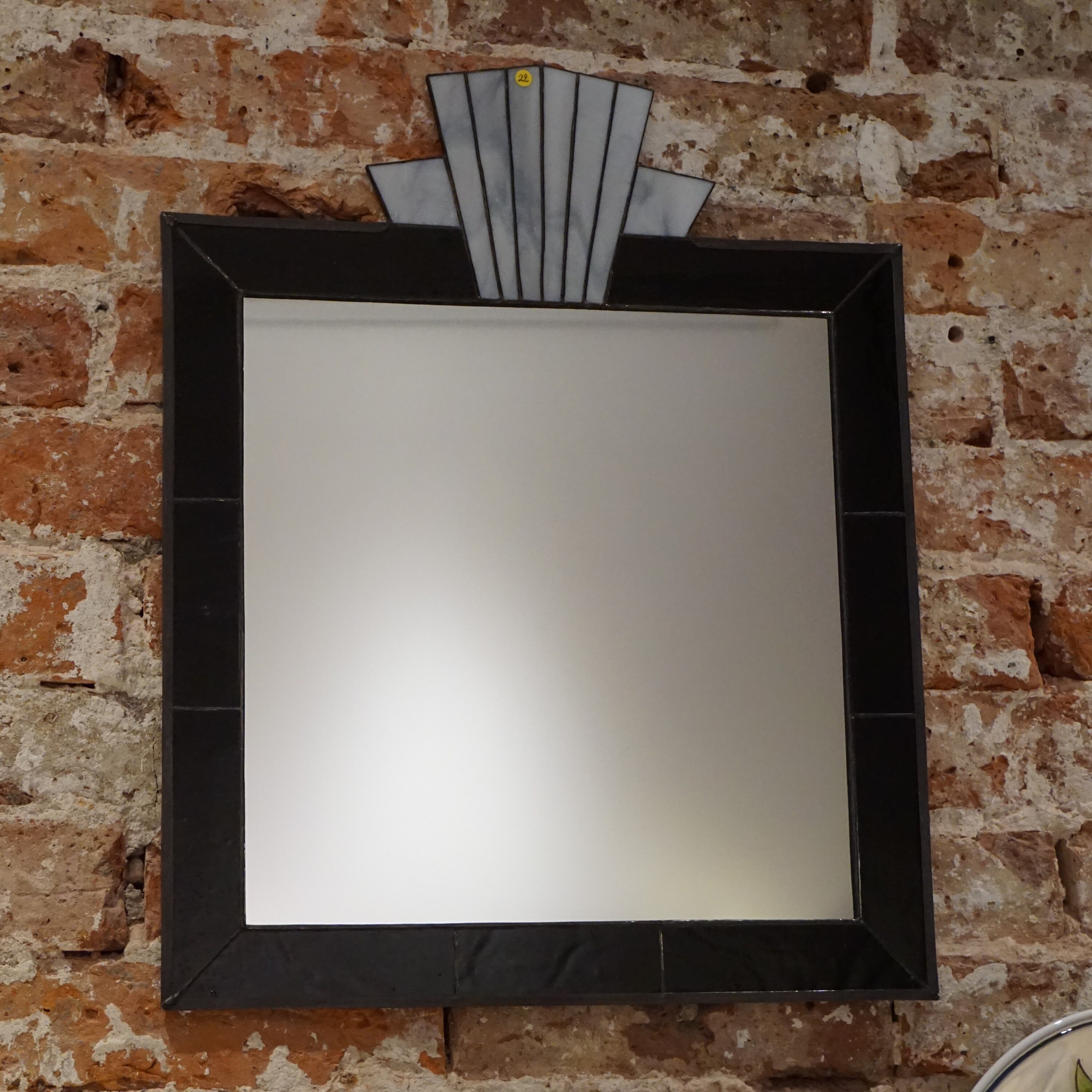 Black and White Art Deco Mirror Etsy