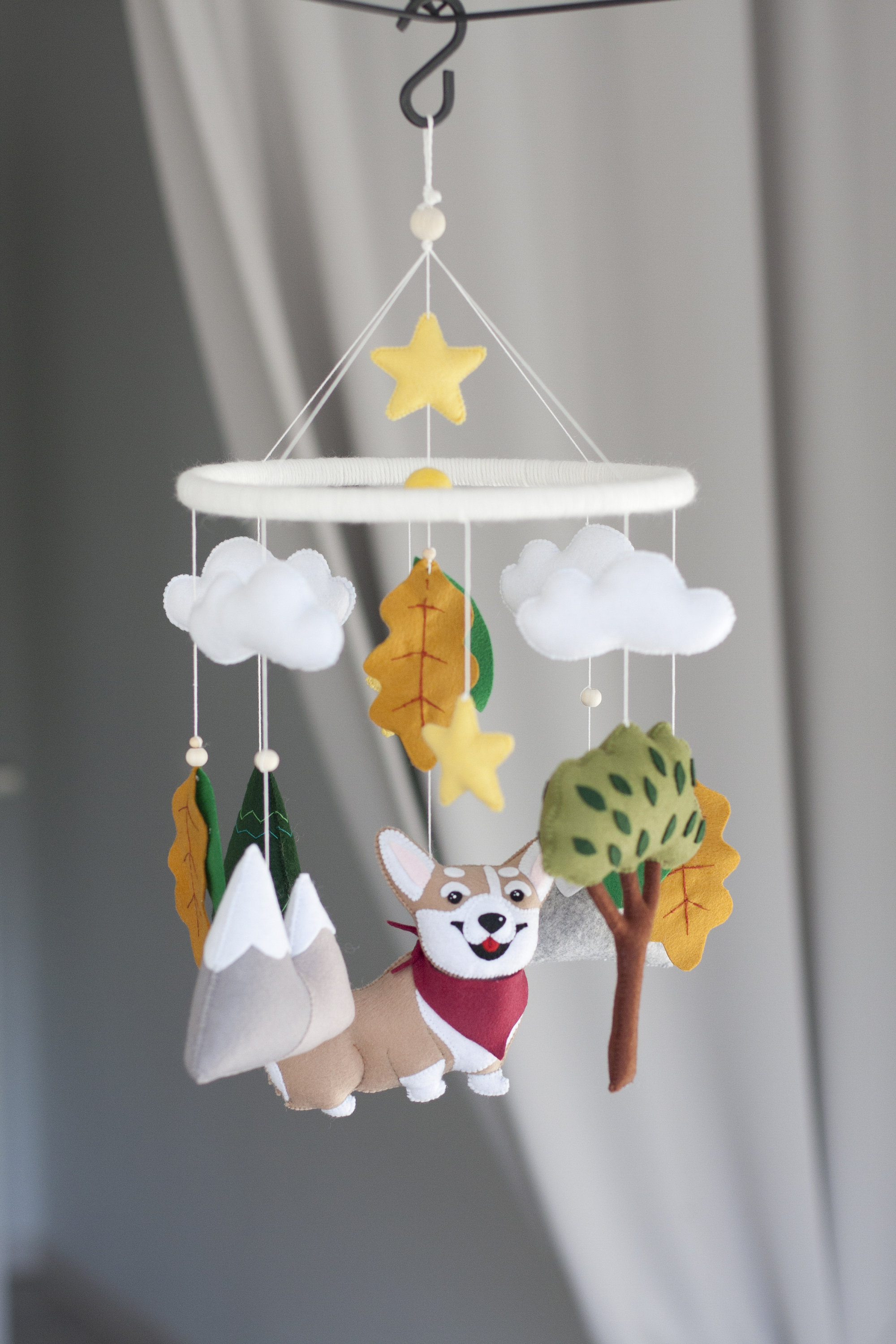 Dog Mobile/baby Mobili With Mobile/baby Crib Etsy