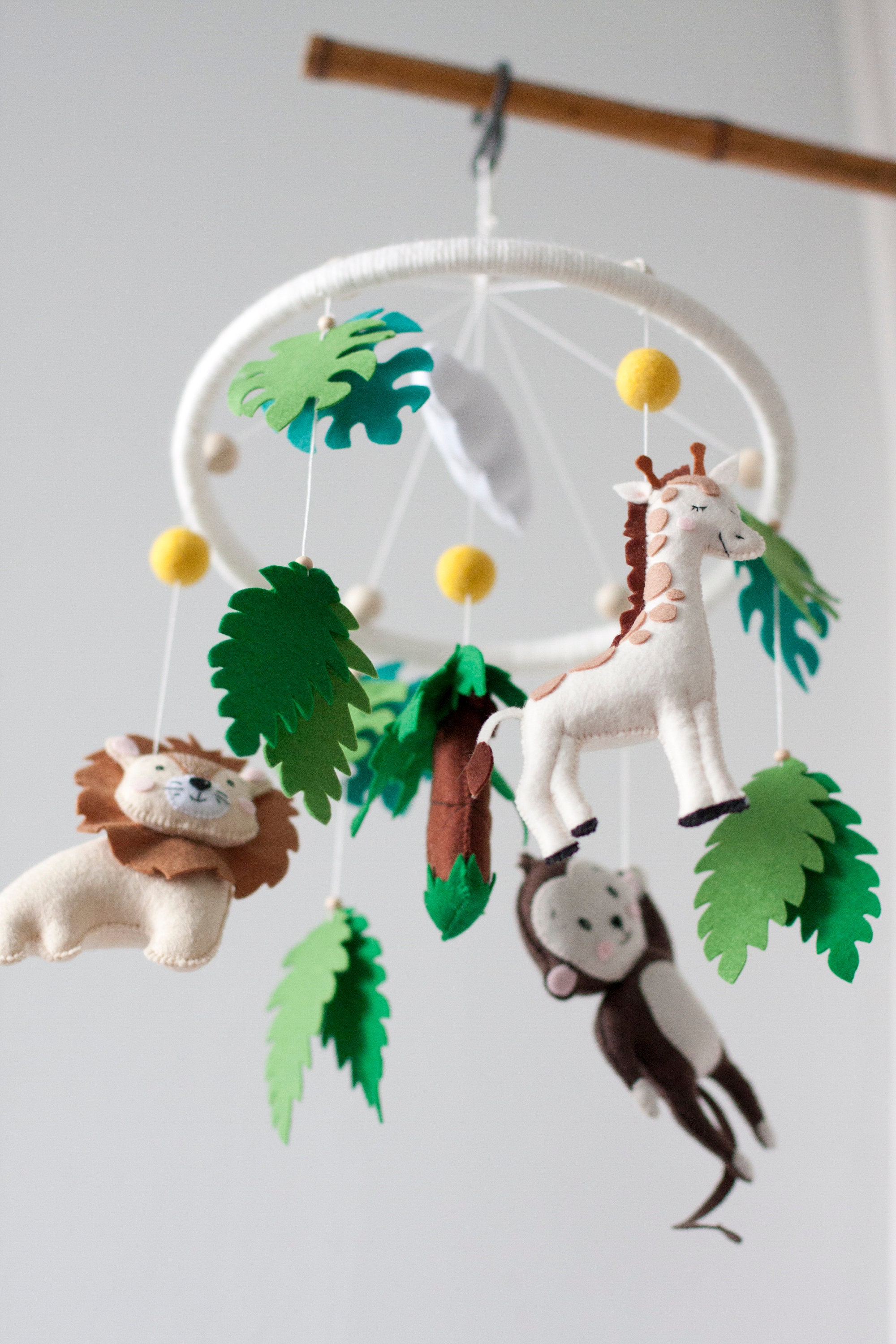 Safari mobile Jungle mobile Lion mobile monkey mobile Etsy