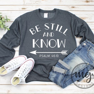 be still and know SVG - bible verse SVG - scripture SVG - psalm 46:10 - cutting file - instant download