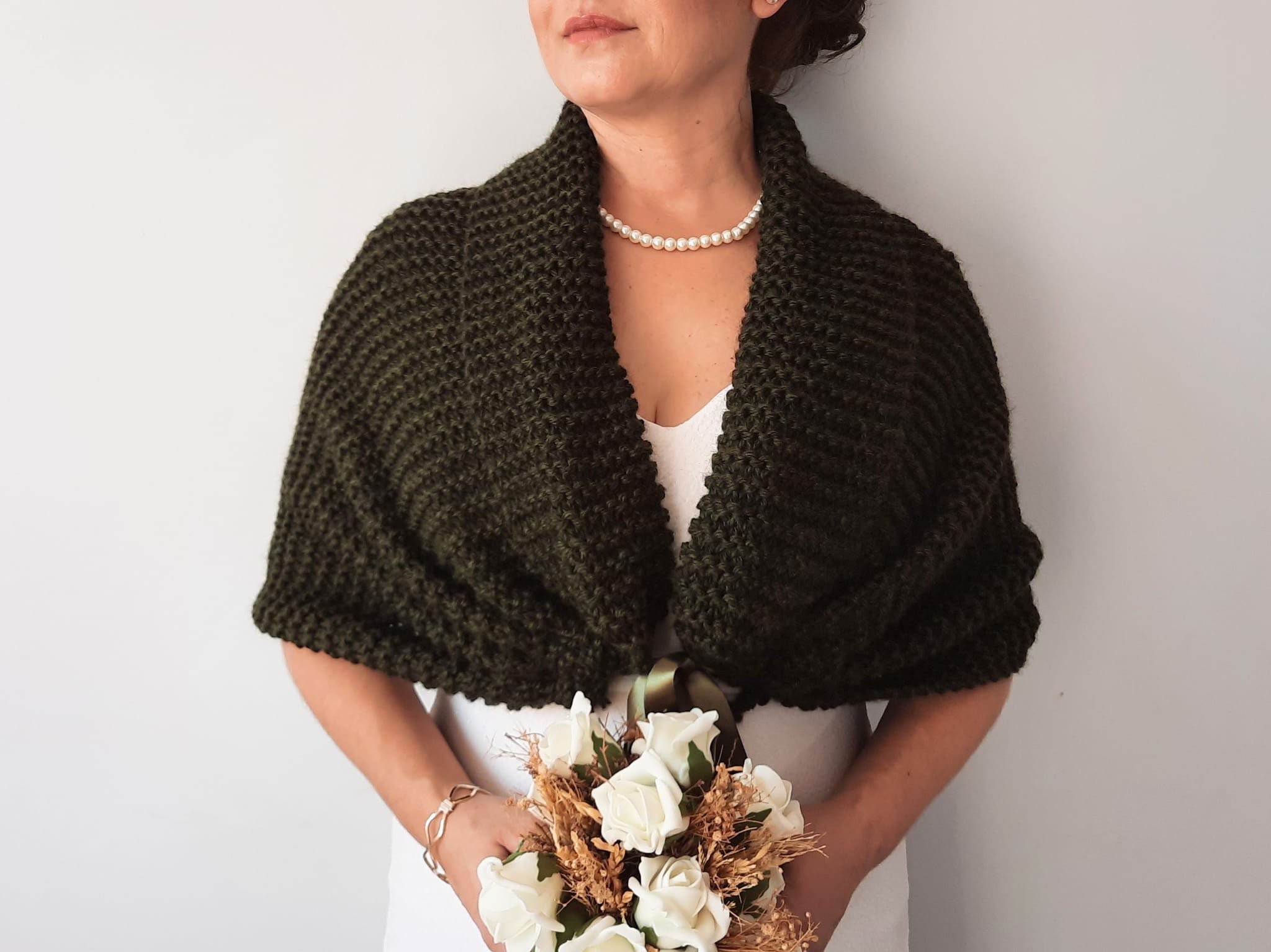 Wedding Shawl Bridal Wrap Green Cover Up Bridesmaid Gift Etsy