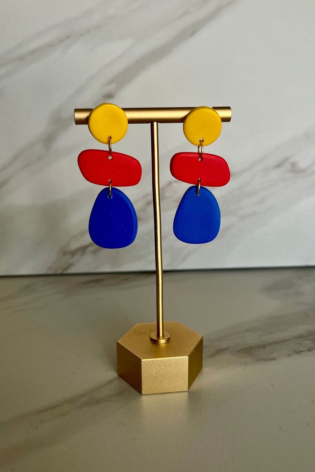 Colourful Helicopter Dangle Earrings