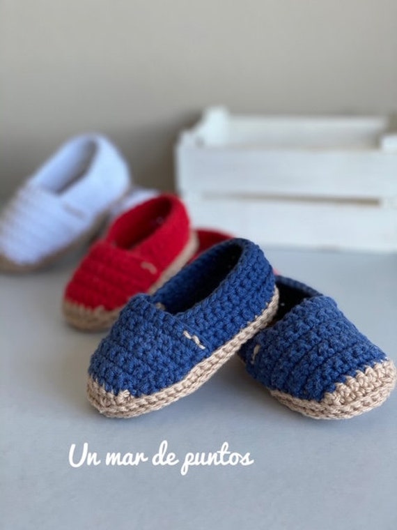 Alpargatas Bebe Crochet Crochet Alpargatas De Esparto Para Bebes