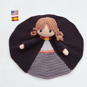 Baby security blanket. Crochet little doudou, amigurumi blanket pattern, doll crochet pattern, security blanket crochet