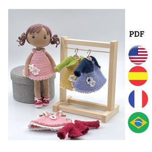 English CROCHET DOLL PATTERN. Teresa is our lovely doll you have to crochet