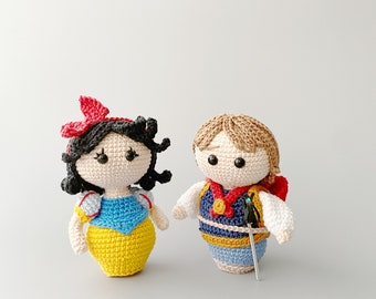 PATRÓN GANCHILLO MUÑECA, princesa ganchillo, tutorial ganchillo español. Tutorial muñeca. Amigurines