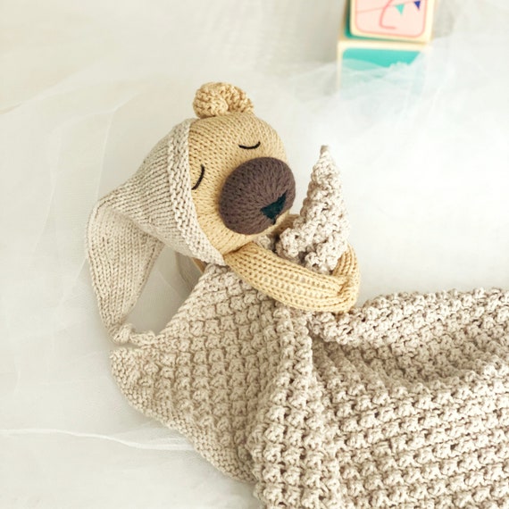KNITTING BABY LOVEY. Knitted Texture Blanket. Comforter Pattern