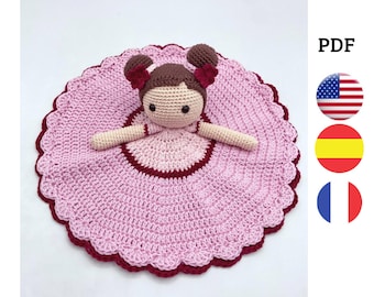 Pattern Comforter. Baby Lovey Pattern. Security Blanket. Crochet baby Blanket. Baby Lovey Toy PDF Crochet pattern. amigurumi blanket pattern