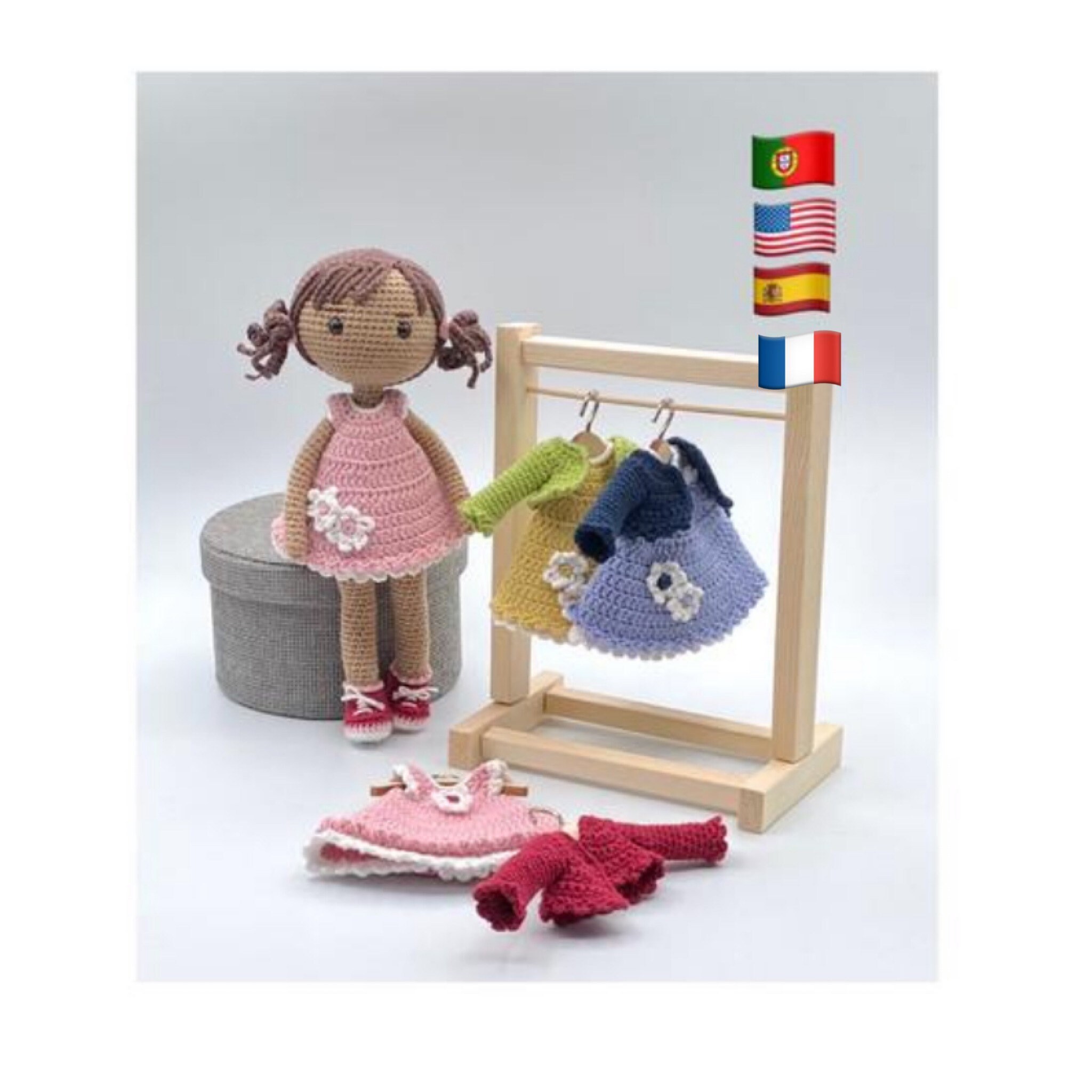 English CROCHET DOLL PATTERN. Teresa is our lovely doll you have to c…