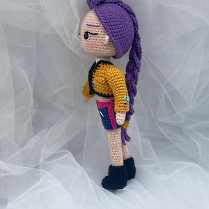 Crochet pattern bundle K-pop, Amigurumi K-Pop, 3-in-1 pattern pack, crochet pattern, K-pop girls, English, French and Spanish, PDF image 5