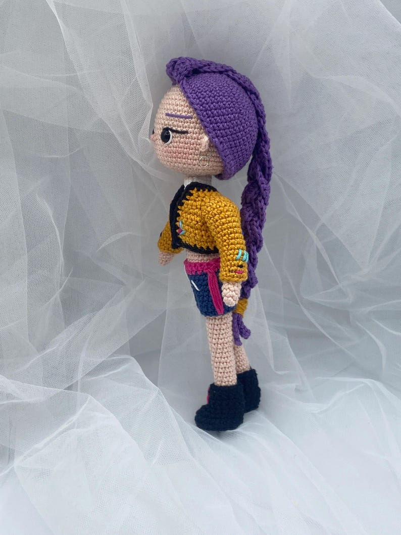 Crochet pattern bundle K-pop, Amigurumi K-Pop, 3-in-1 pattern pack, crochet pattern, K-pop girls, English, French and Spanish, PDF image 5
