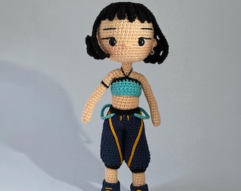 K-Pop Amigurumi Pattern, amigurumi doll pattern, pattern in Spanish, French and English, crochet pattern hunter, doll pattern, pdf