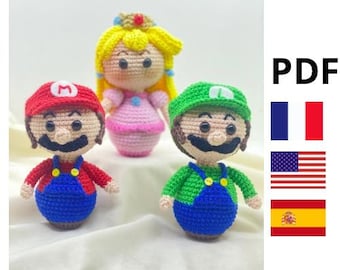 かぎ針編み「マリオブラザーズ＆カンパニー」PDF編みぐるみパターン