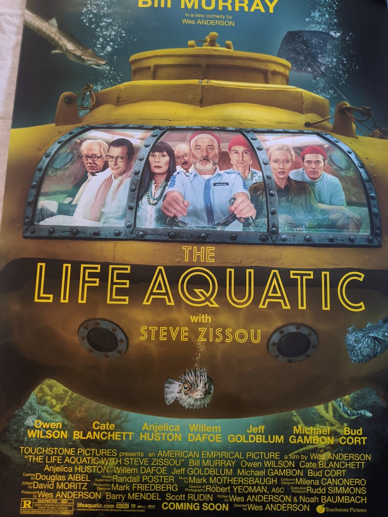 Movie Poster The Life Aquatic with Steve Zissou