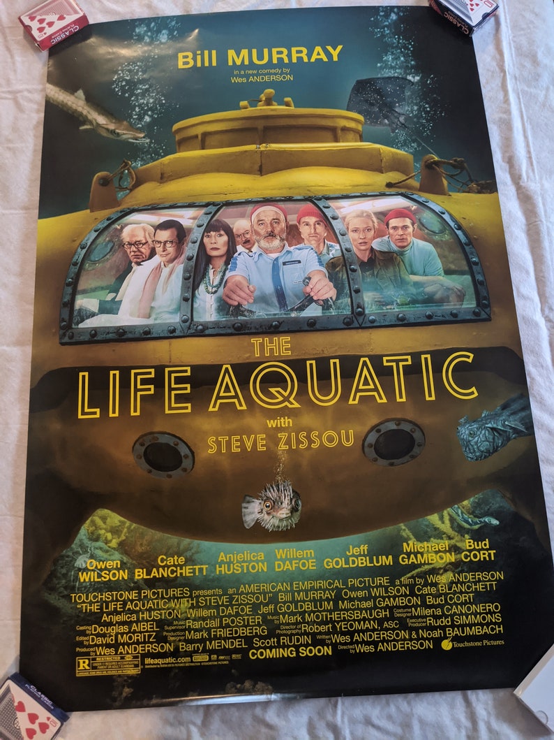Movie Poster The Life Aquatic with Steve Zissou