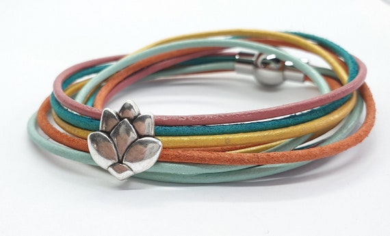 Lotus Flower Light Charm Bangle Lotus Flower Light Charm Bangle