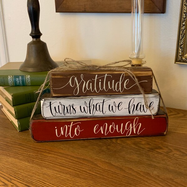 Wood Block Sayings Etsy