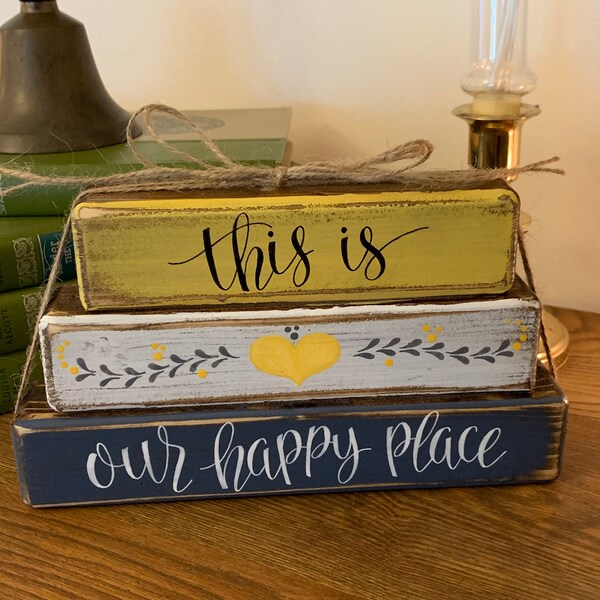 Wood Block Set - Etsy