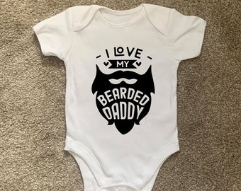 I Love Daddy Onesie Etsy