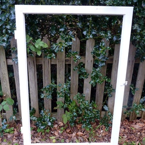 vintage window frames with old charm and new paint
