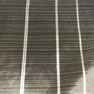 Curtain fabric anthracite with stripes