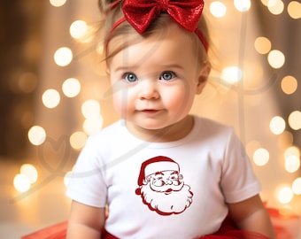 Jolly Old St. Nick/ Retro Santa Baby Onesie/T-shirt/Sweatshirt