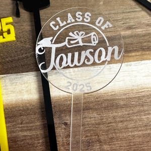 Custom Graduation Swizzle Stick, Personalized Drink Stirrer, College Graduation, High School Grad Party, Cocktail/Mocktail Beverage Stirrer